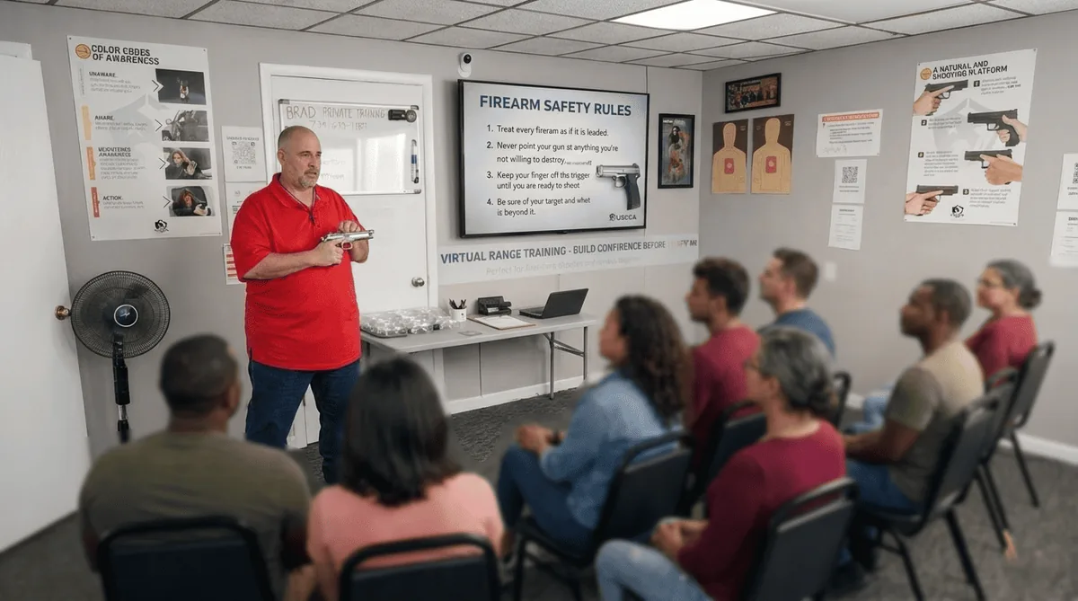 MCTA instructor teaching a CPL class in the Livonia classroom